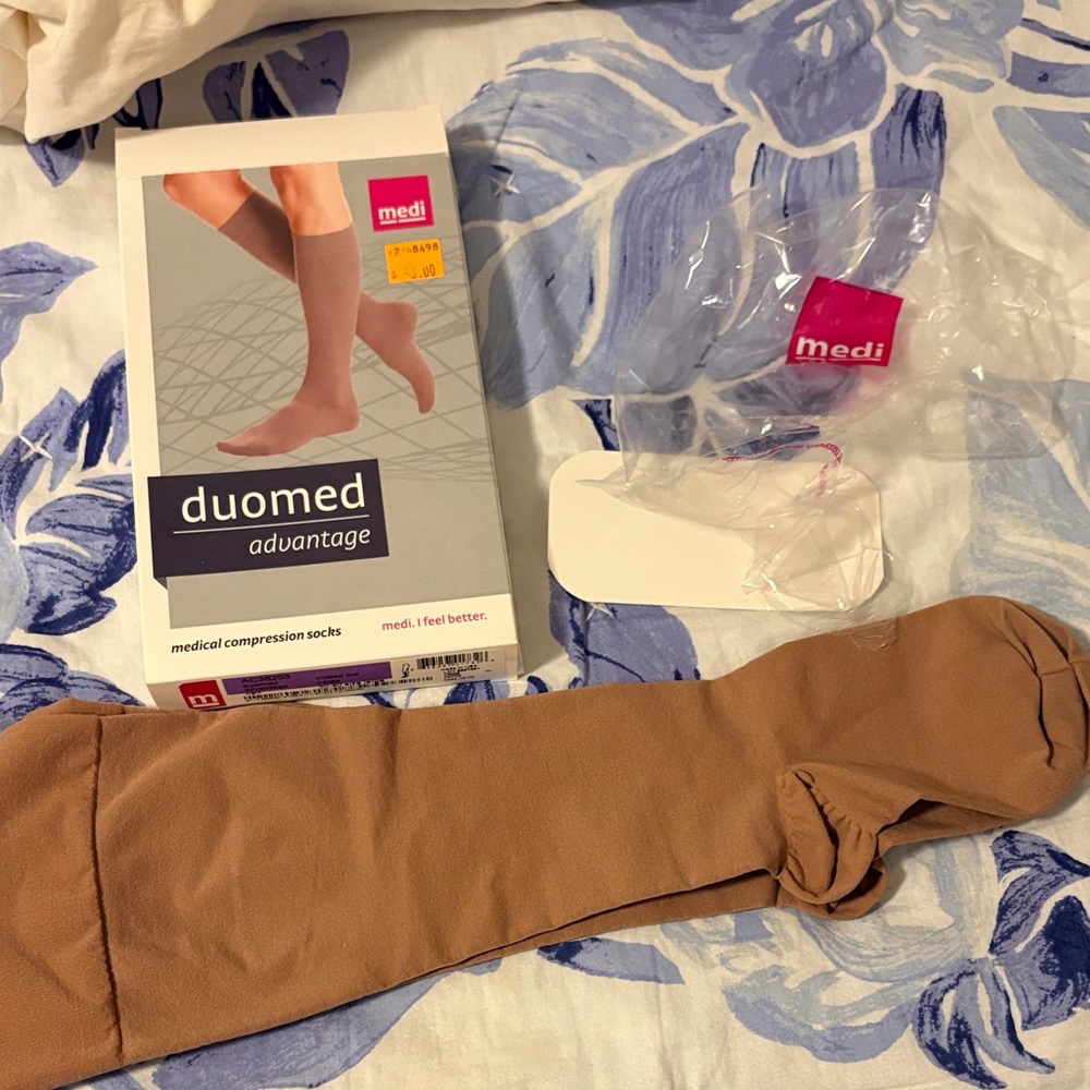 Advantage Medical Compression Socks - Tan